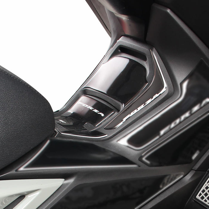 GP Kompozit Tank Pad Black Compatible For Honda Forza 250 / Forza 300 / Forza 350 / NSS300 / NSS350  2018-2025