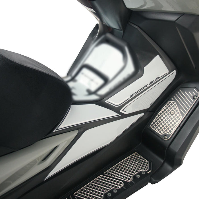 GP Kompozit Side Strip Lower Tank Pad Nardo Gray Compatible For Honda Forza 250 Forza 300 Forza 350 / NSS300 NSS350 2018-2025