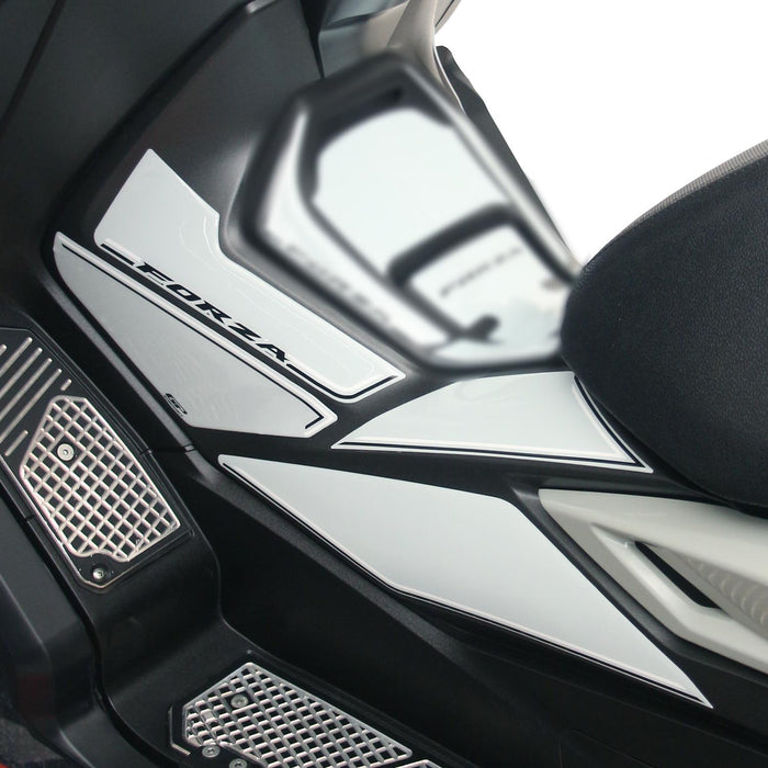 GP Kompozit Side Strip Lower Tank Pad Nardo Gray Compatible For Honda Forza 250 Forza 300 Forza 350 / NSS300 NSS350 2018-2025