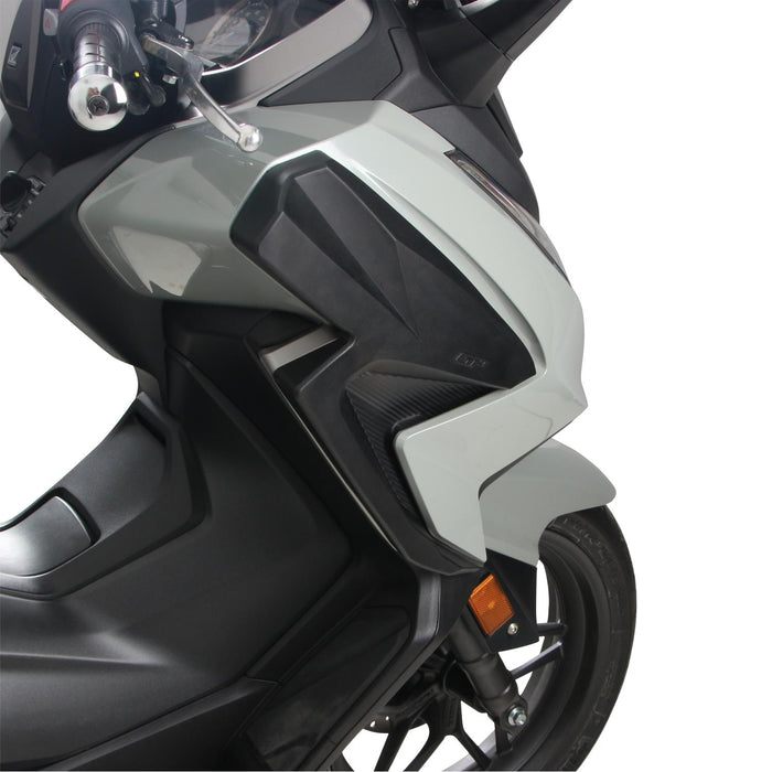 GP Kompozit Protector de carenado negro compatible para Honda Forza 250 / Forza 350 / NSS350 2021-2022