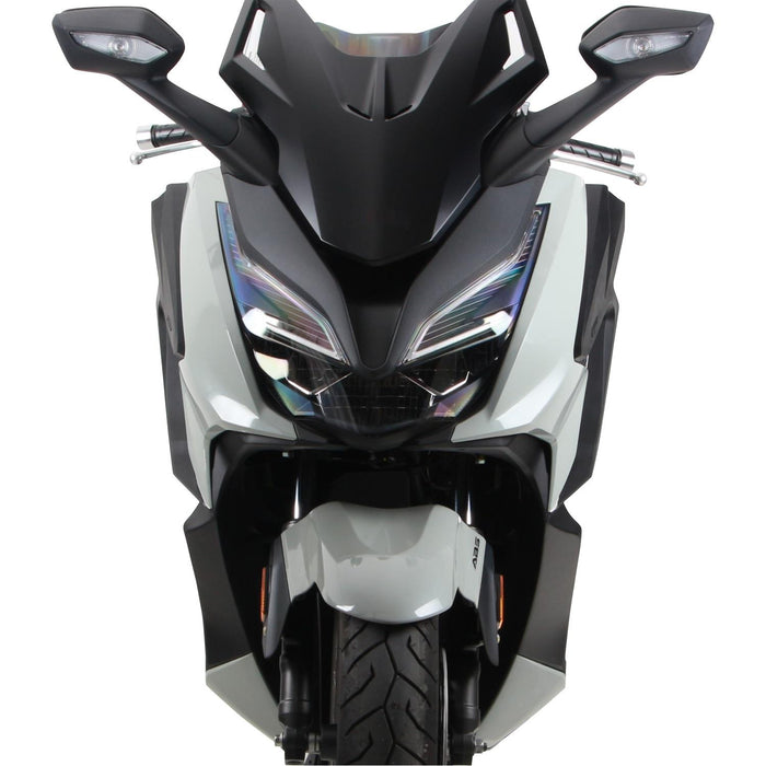 GP Kompozit Protector de carenado negro compatible para Honda Forza 250 / Forza 350 / NSS350 2021-2022