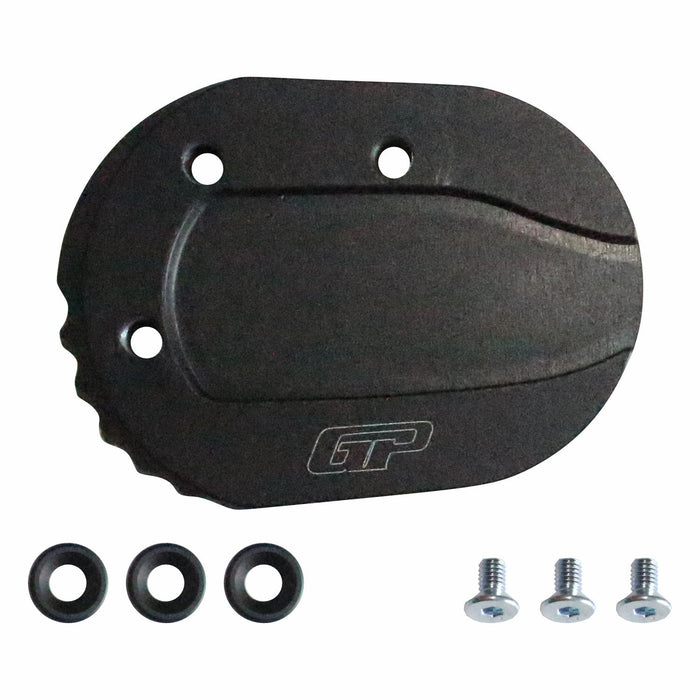 GP Kompozit Kickstand Side Stand Plate Pad Black Compatible For Honda Forza 250 / Forza 350 / NSS350  2023-2025