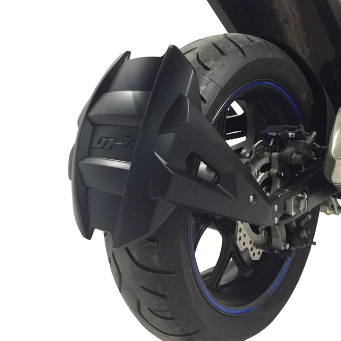 GP Kompozit Pare-boue arrière noir compatible pour Honda NC700D Integra 2012-2013