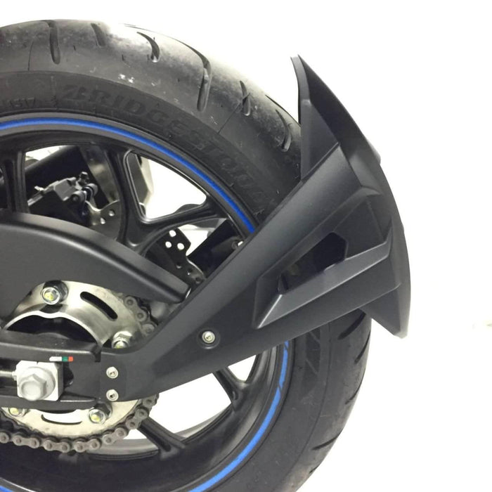 GP Kompozit Pare-boue arrière noir compatible pour Honda NC700D Integra 2012-2013