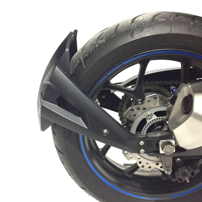 GP Kompozit Pare-boue arrière noir compatible pour Honda NC700D Integra 2012-2013