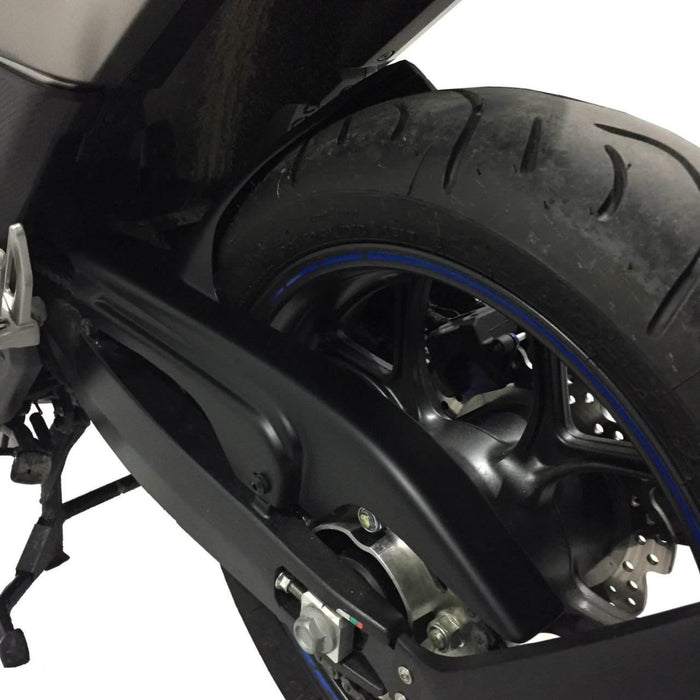 GP Kompozit Garde-boue arrière noir compatible pour Honda NC700D Integra 2012-2013