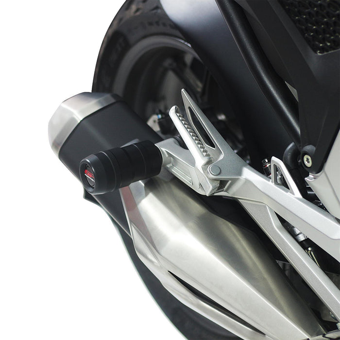 GP Kompozit Exhaust Crash Frame Slider Black Compatible For Honda NC700D / NC750D Integra  2012-2020