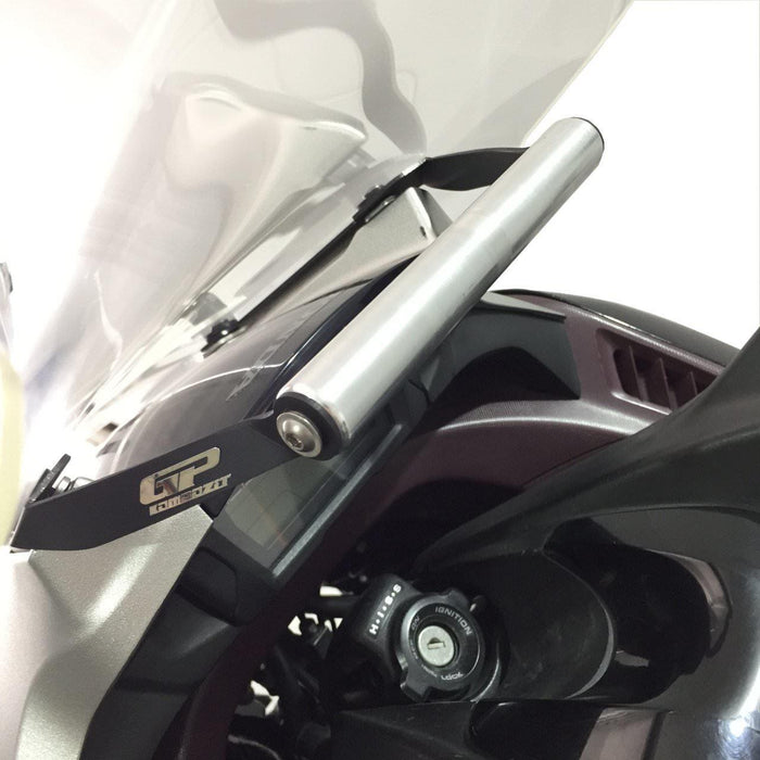 GP Kompozit Soporte para teléfono/navegación negro compatible con Honda NC700D / NC750D Integra 2014-2020