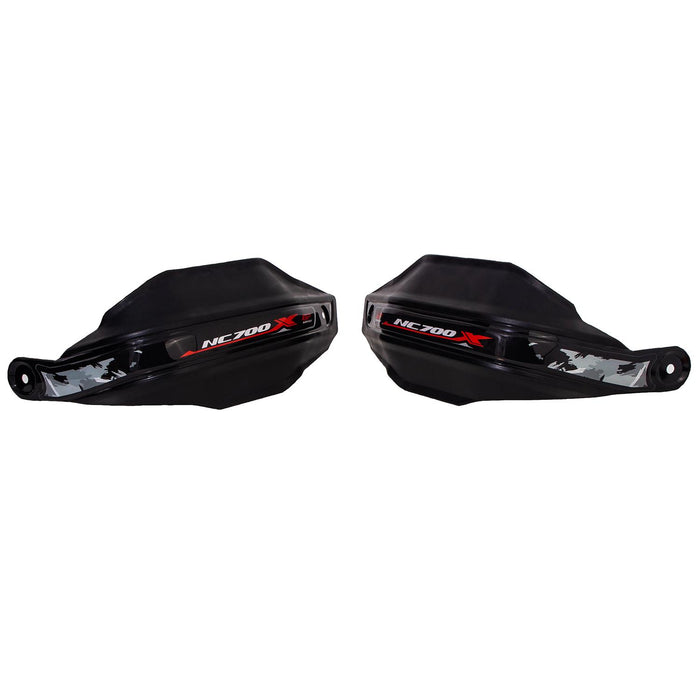 GP Kompozit Protège-mains en plastique noir compatible pour Honda NC700X 2012-2023