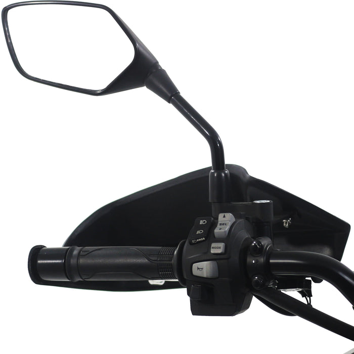GP Kompozit Mirror Riser Extenders Black Compatible For Honda NC700X / NC750X  2016-2025