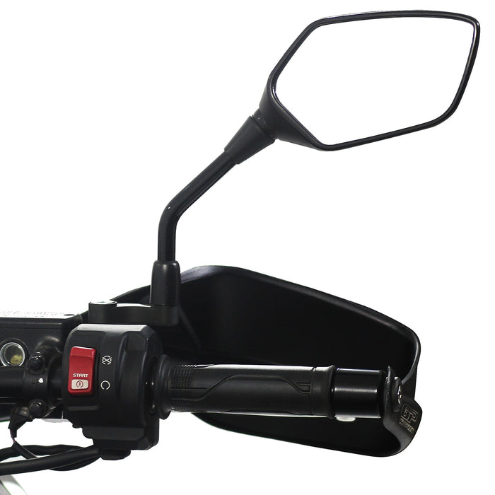 GP Kompozit Mirror Riser Extenders Black Compatible For Honda NC700X / NC750X  2012-2015
