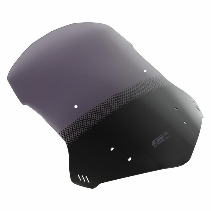 GP Kompozit Pare-brise de tourisme sérigraphié fumé compatible pour Honda NC700X / NC750X 2012-2015