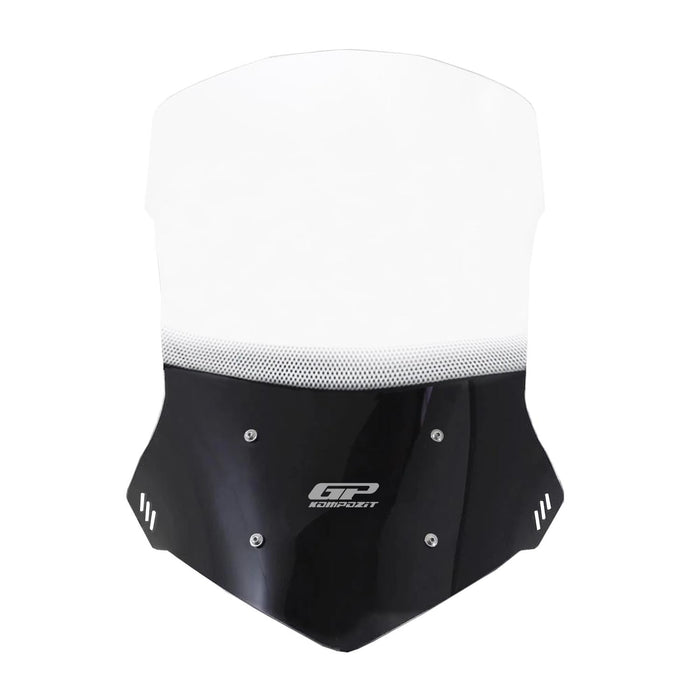 GP Kompozit Pare-brise de tourisme sérigraphié transparent compatible pour Honda NC700X / NC750X 2016-2020