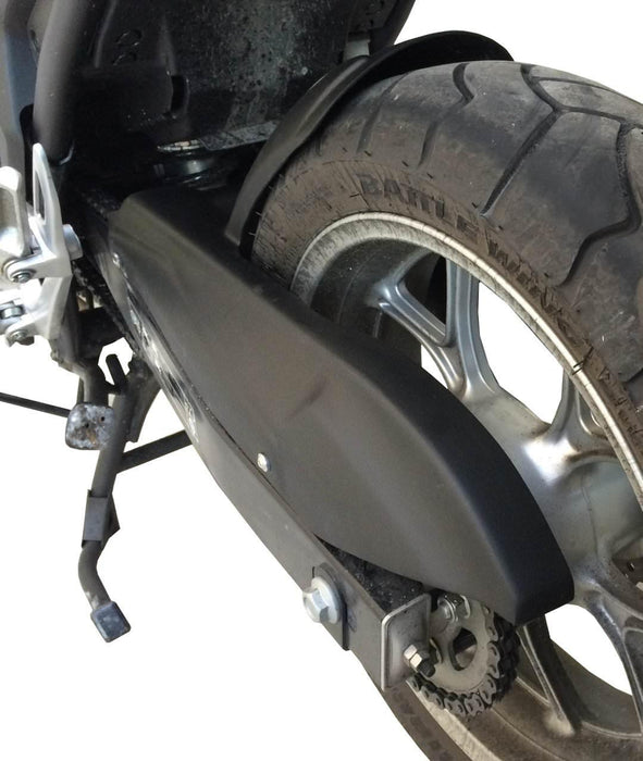 GP Kompozit Chain Guard Rear Fender Mudguard Black Compatible For Honda NC700S / NC750S / NC700X / NC750X  2012-2020