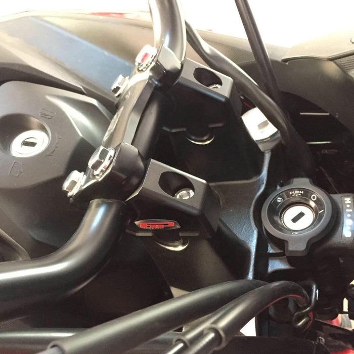 GP Kompozit Handlebar Riser Black Compatible For Honda NC700S / NC750S / NC700X / NC750X  2012-2025