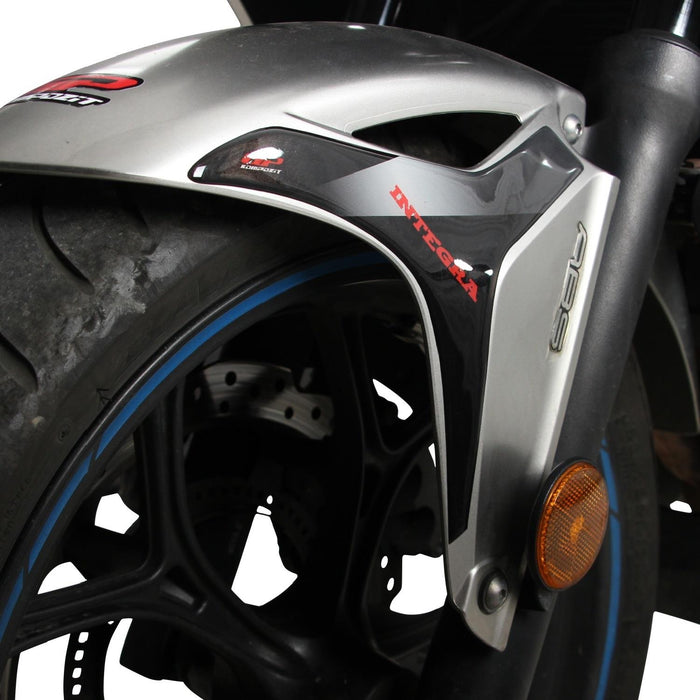 GP Kompozit Protection de réservoir noir-gris compatible pour Honda NC750D Integra 2014-2020