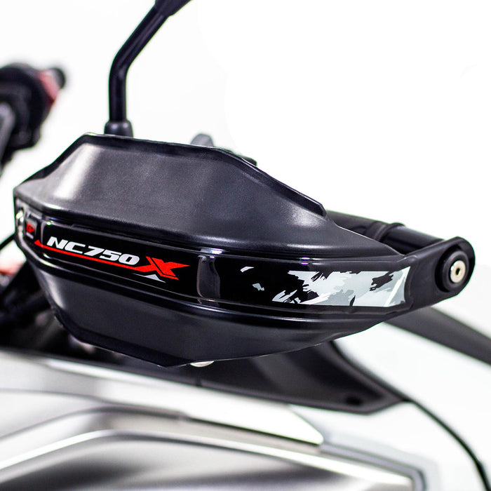GP Kompozit Protège-mains en plastique noir compatible pour Honda NC750X 2012-2023