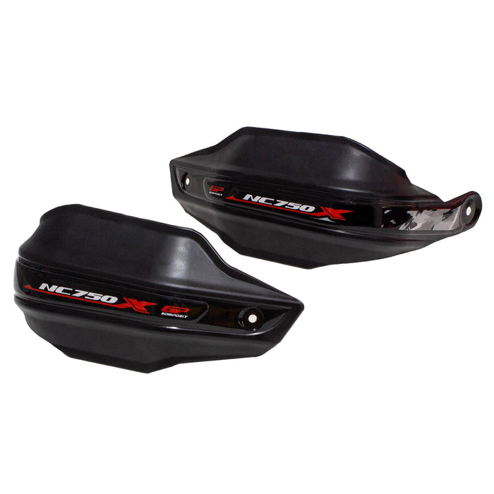 GP Kompozit Protège-mains en plastique noir compatible pour Honda NC750X 2012-2023