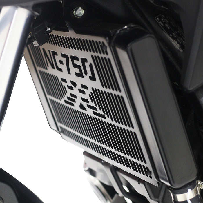 GP Kompozit X Radiator Grille Guard Protector Cover Black Compatible For Honda NC750X  2012-2025