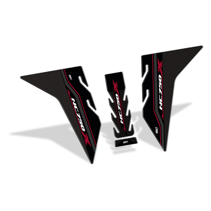 GP Kompozit Tank Pad Set Claret Red Compatible For Honda NC750X  2021-2024