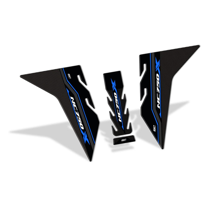 GP Kompozit Tank Pad Set Blue Compatible For Honda NC750X  2021-2024