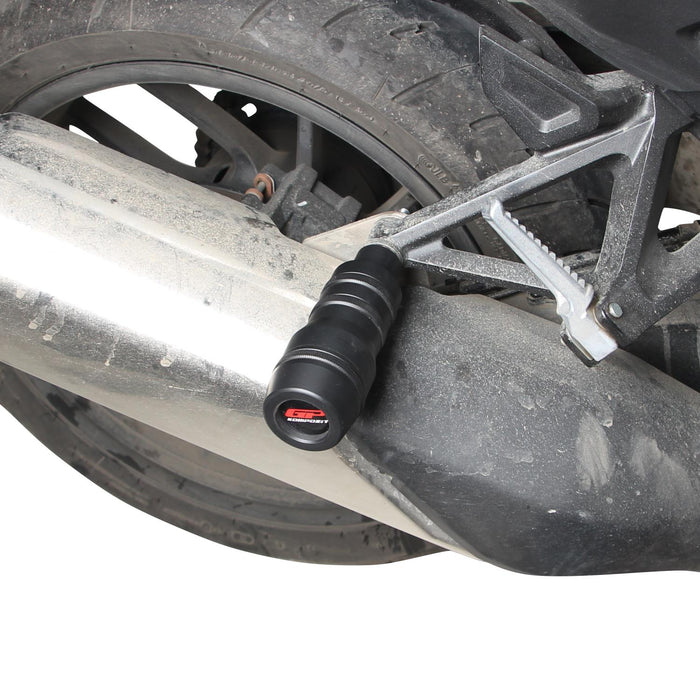 GP Kompozit Exhaust Crash Frame Slider Black Compatible For Honda NT1100  2022-2025
