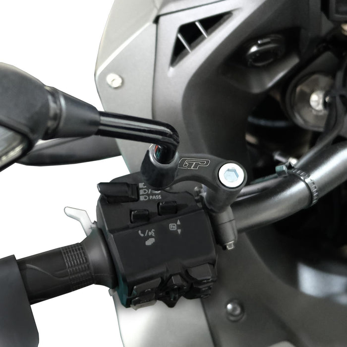 GP Kompozit Mirror Riser Extenders Black Compatible For Honda NT1100  2022-2025