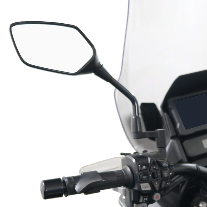 GP Kompozit Mirror Riser Extenders Black Compatible For Honda NT1100  2022-2025