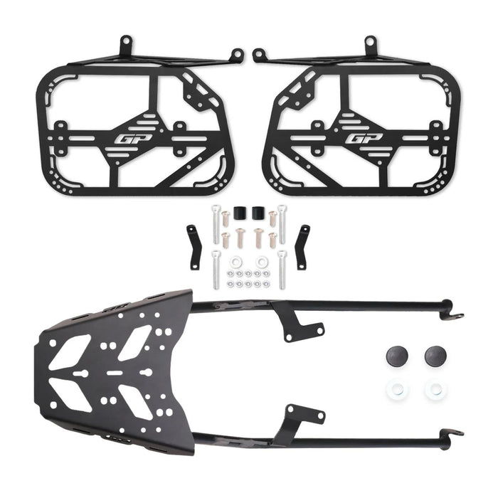 GP Kompozit Rear Luggage Rack and Side Carrier Pannier Black Compatible For Honda NX500  2025