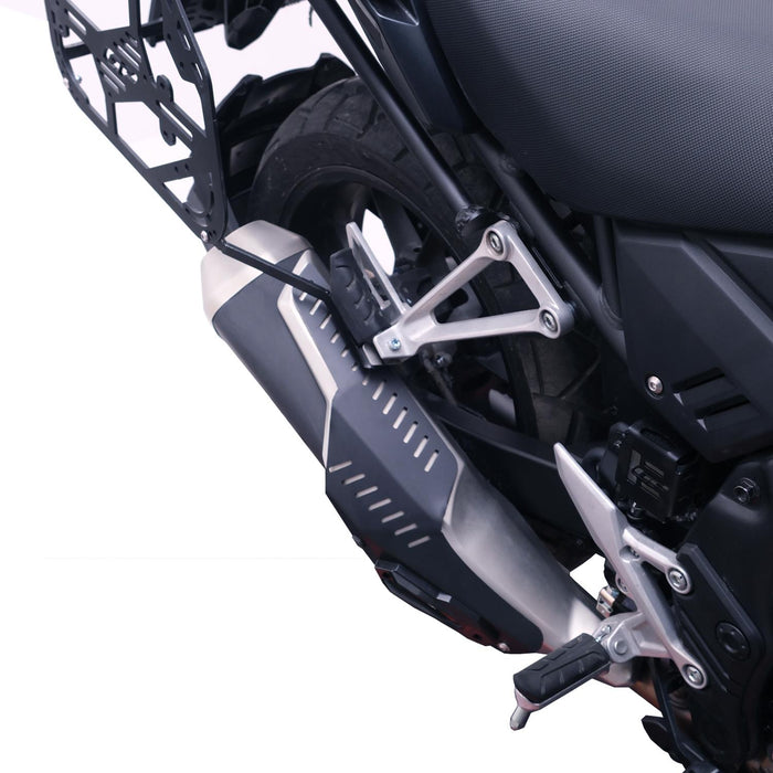 GP Kompozit Exhaust Guard Cover Black Compatible For Honda NX500  2025