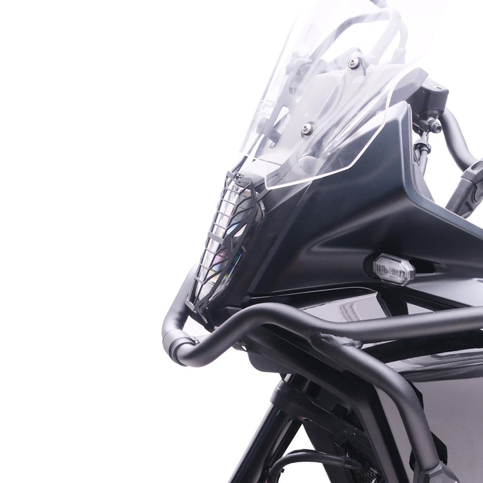 GP Kompozit Headlight Grille Protector Black Compatible For Honda NX500  2025