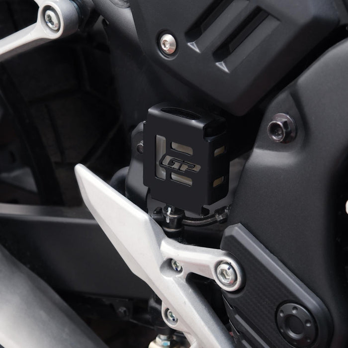 GP Kompozit Brake Fluid Reserve Protector Guard Black Compatible For Honda NX500  2025