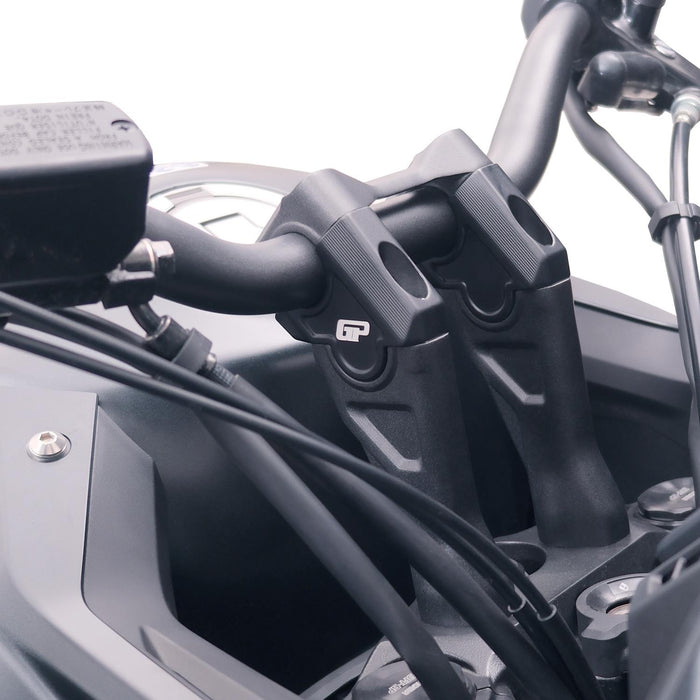 GP Kompozit Handlebar Riser Black Compatible For Honda NX500  2025