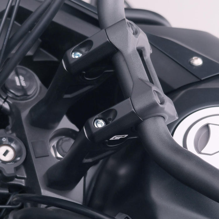 GP Kompozit Handlebar Riser Black Compatible For Honda NX500  2025