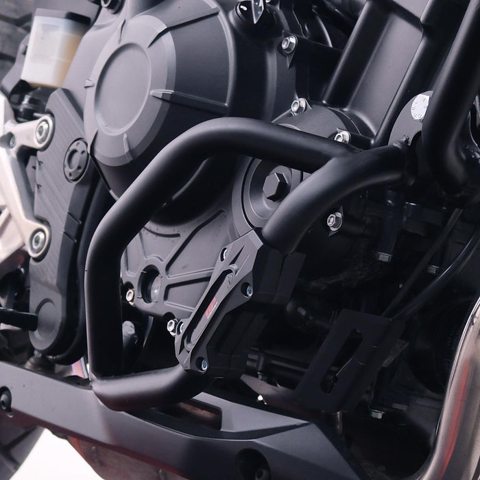 GP Kompozit Engine Protector Crash Bars Lower Black Compatible For Honda NX500  2025