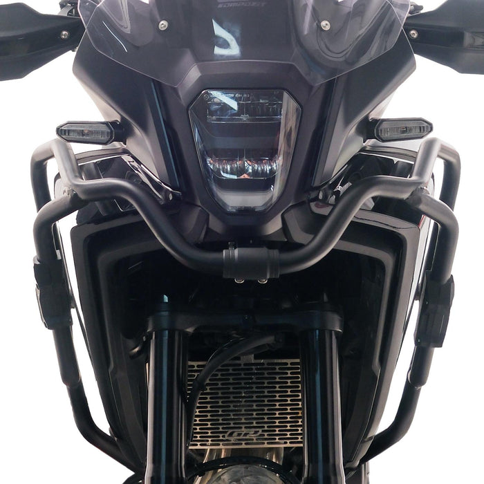 GP Kompozit Engine Protector Crash Bars Upper Black Compatible For Honda NX500  2025