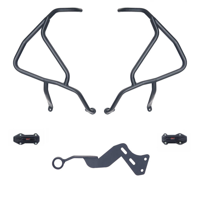 GP Kompozit Engine Protector Crash Bars Upper Black Compatible For Honda NX500  2025