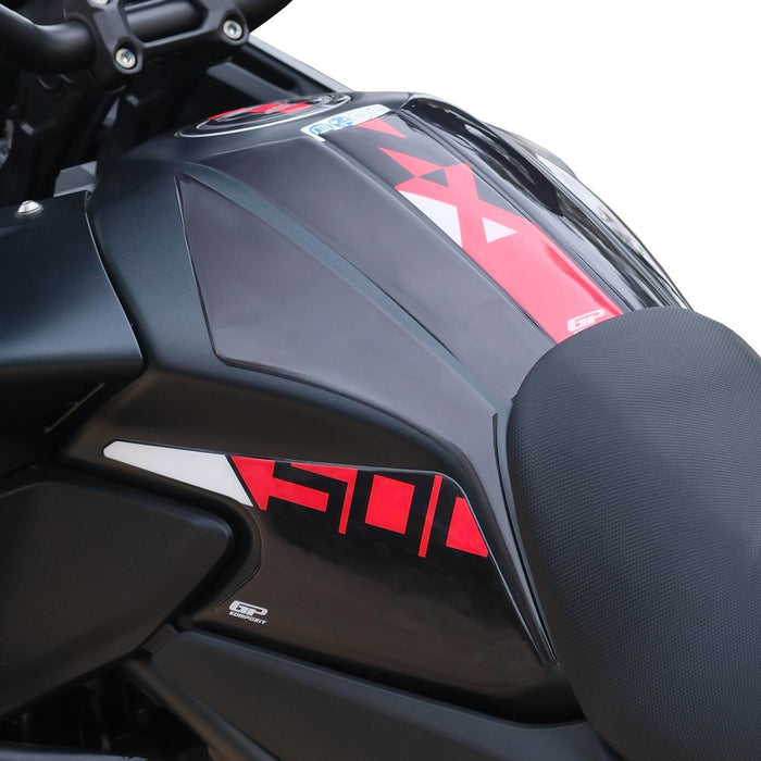 GP Kompozit Tank Pad Set Black-Red Compatible For NX500  2025