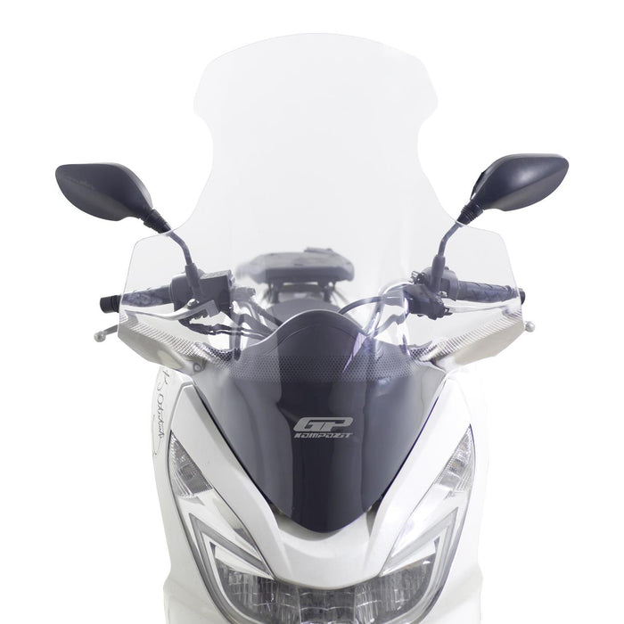 GP Kompozit Parabrisas Con Guardamanos Transparente Compatible Para Honda PCX125 / PCX150 2014-2017