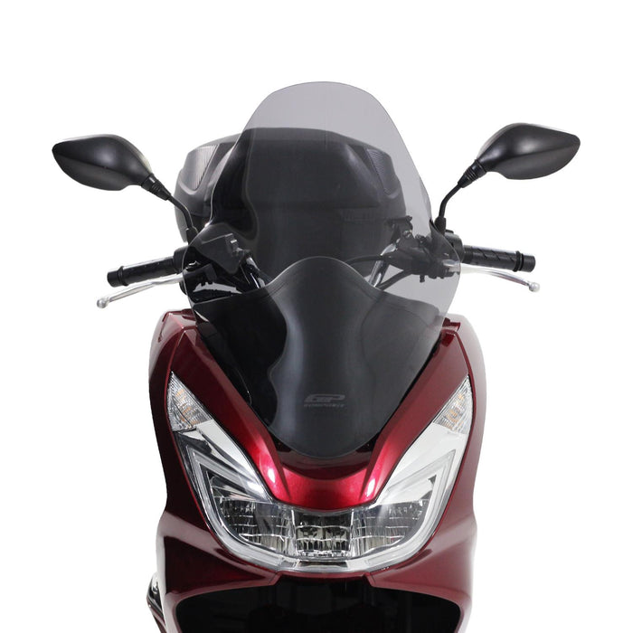 GP Kompozit Windshield Windscreen Black Compatible For Honda PCX125 / PCX150  2014-2017