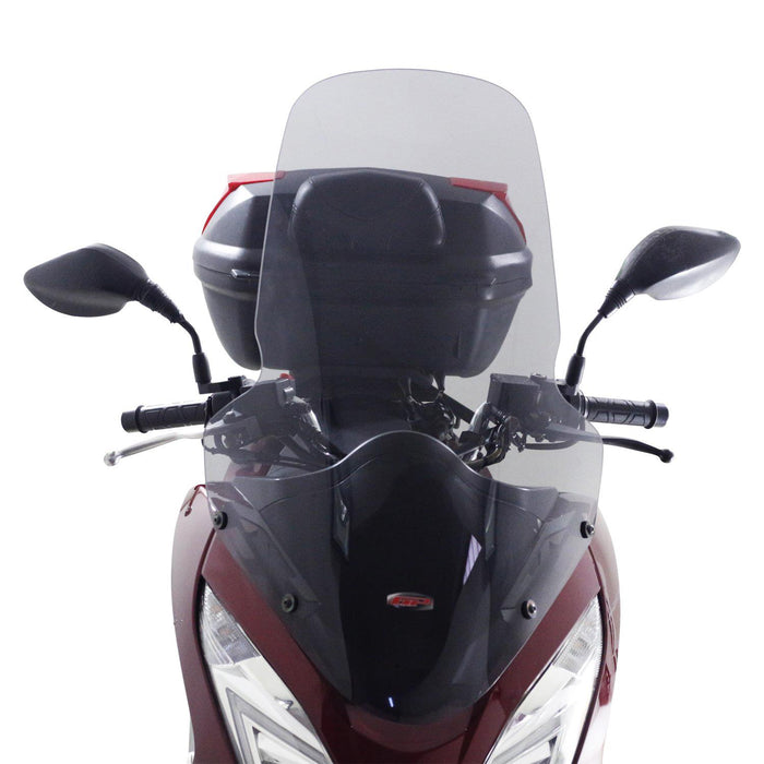 GP Kompozit Touring Pare-brise fumé compatible pour Honda PCX125 / PCX150 2014-2017