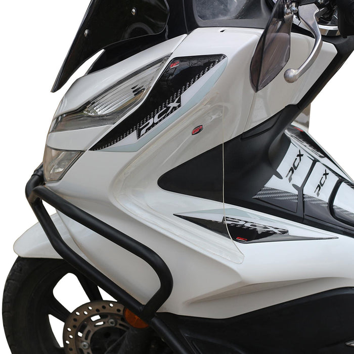 GP Kompozit Wind Deflector Black Compatible For Honda PCX125 / PCX150  2018-2020