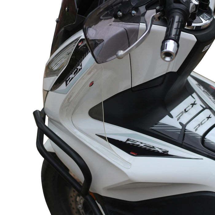 GP Kompozit Wind Deflector Black Compatible For Honda PCX125 / PCX150  2018-2020