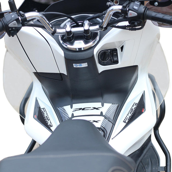 GP Kompozit Wind Deflector Black Compatible For Honda PCX125 / PCX150  2018-2020