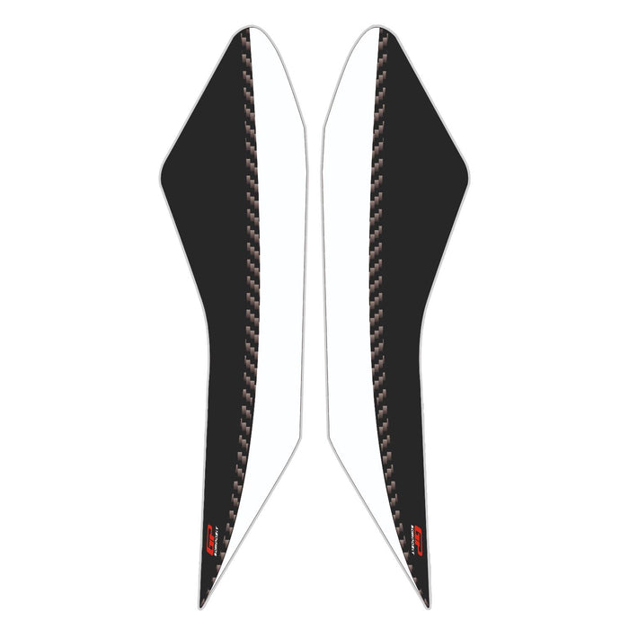 GP Kompozit Fairing Tank Pad Black-White Compatible For Honda PCX125 / PCX150 2018-2020
