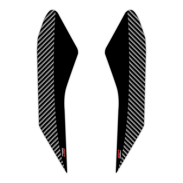 GP Kompozit Jeu de coussinets de réservoir de carénage noir compatible pour Honda PCX125 / PCX150 2018-2020