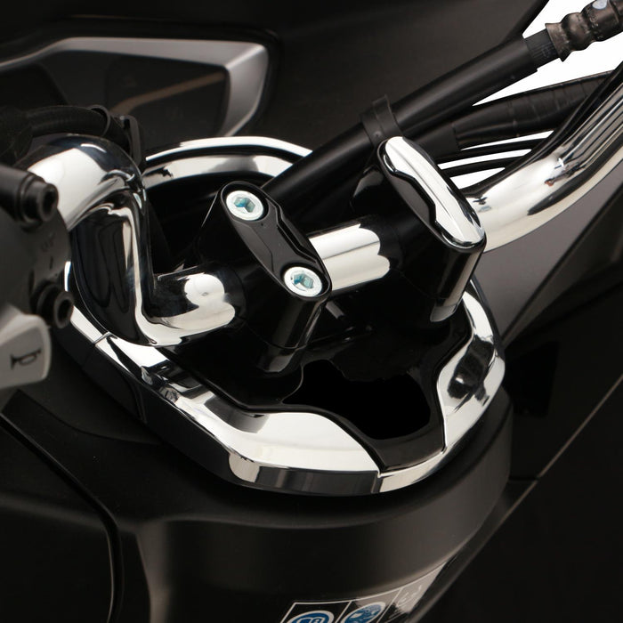 GP Kompozit Handlebar Riser Black Compatible For Honda PCX125 / PCX150  2018-2024