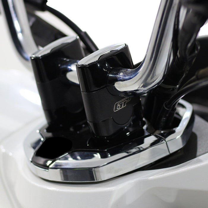 GP Kompozit Handlebar Riser Black Compatible For Honda PCX125 / PCX150  2018-2024
