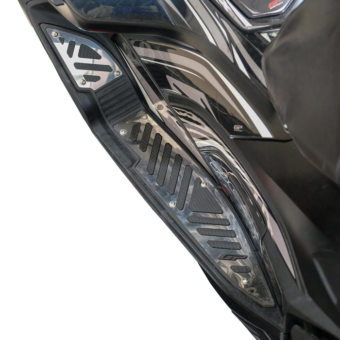 GP Kompozit Footboard Chromium Compatible For Honda PCX125 / PCX150  2021-2024