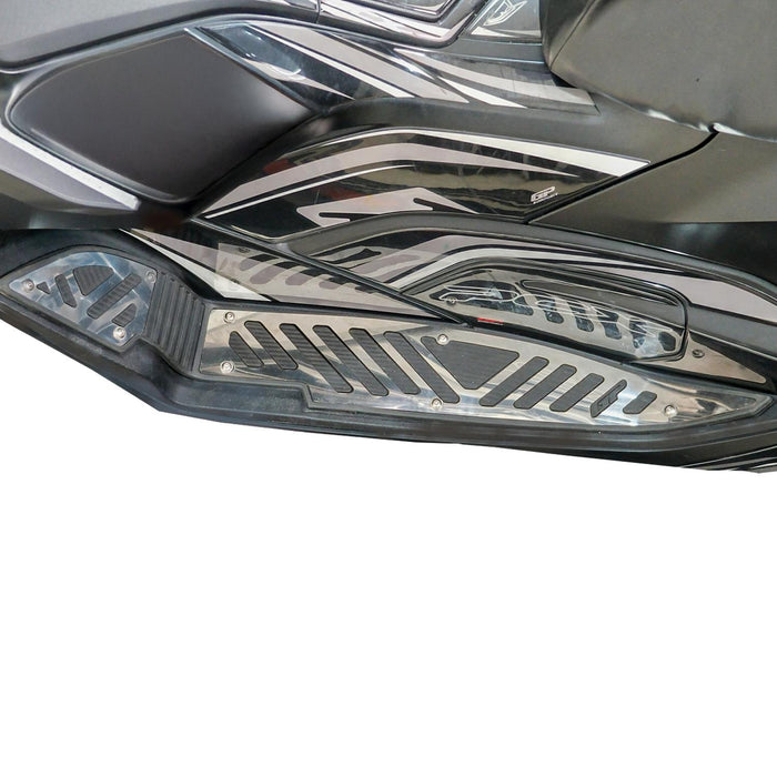 GP Kompozit Footboard Chromium Compatible For Honda PCX125 / PCX150  2021-2024